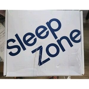 SLEEP ZONE Striped Cooling Queen Sheets Set 4 Piece  Super Soft Fitted Flat NAVY
